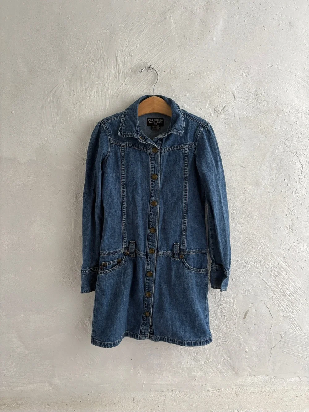Vintage polo jeans co. Ralph Lauren Blue denim dress
